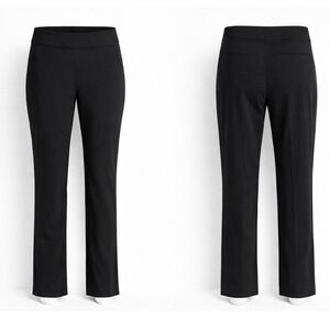 SPANX Black Pull-On Slim Straight Pants – Size Large
